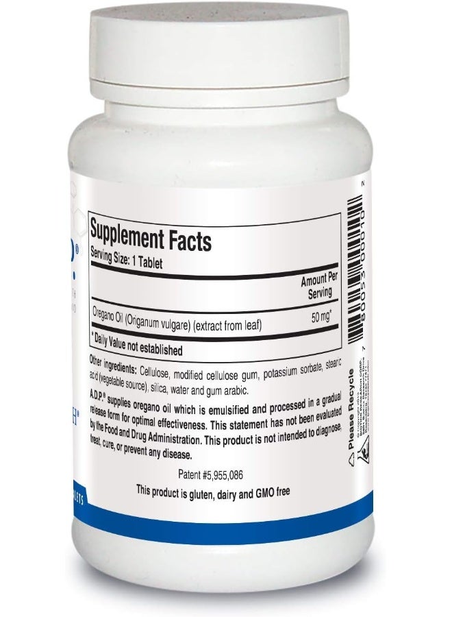 BIOTICS ADP Highly Concentrated Oil Of Oregano, Optimal Absorption And Delivery. Antioxidant, Supports Microbial Balance, 120 Tabs - Image 2